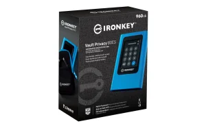Kingston IronKey VP80/960 GB/SSD/Externí/2.5"/Modrá/3R - obrázek 3