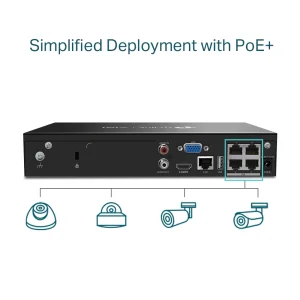 VIGI NVR1004H-4P síťový videorekordér 4kanálový POE - obrázek 3