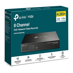 VIGI NVR1008H 8kanálový síťový videorekordér PoE 8MP - obrázek 3