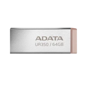 ADATA UR350/64GB/USB 3.2/USB-A/Hnědá