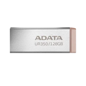 ADATA UR350/128GB/USB 3.2/USB-A/Hnědá
