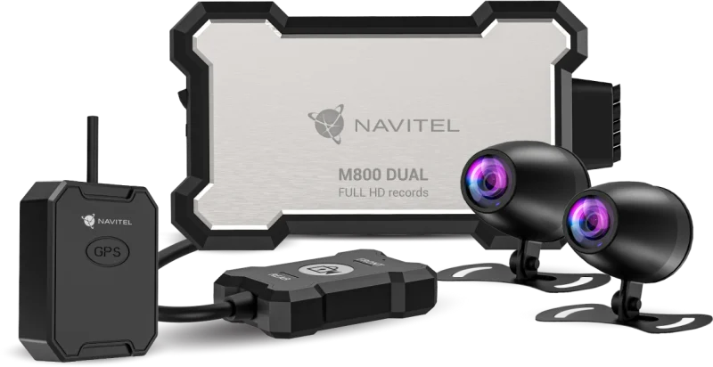 ZÁZNAMOVÁ KAMERA NA MOTORKU NAVITEL M800 DUAL