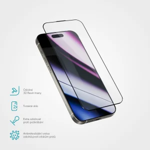 Epico Hero 3D sklo iPhone 16 Pro - s aplikátorem - obrázek 2
