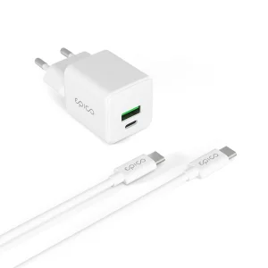 Epico GaN 20W adaptér EA20 s 1,2 m USB-C kabelem - obrázek 2