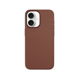 Epico Mag+ kožený kryt iPhone 16 - hnědá - obrázek 4