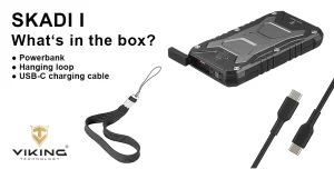 Outdoorová powerbanka Viking SKADI I/Output:1xUSB-A,1xUSB-C/Wireless charge 15W max/10000mAh - obrázek 11