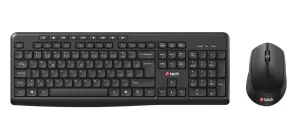 Klávesnice C-TECH WLKMC-04, bezdrátový combo set s myší, černý, USB, CZ/SK - obrázek 2