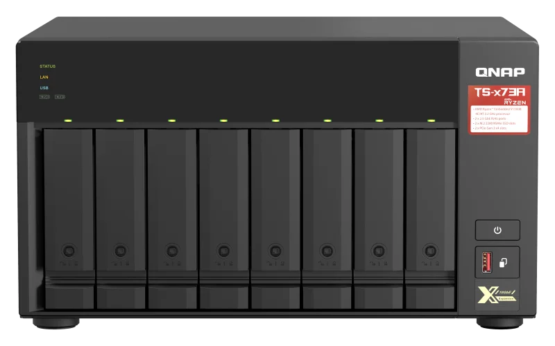 QNAP TS-873A NAS Ryzen 8GB/8x SATA/2x NVMe