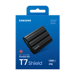 Samsung T7 Shield/2TB/SSD/Externí/2.5"/Černá/3R