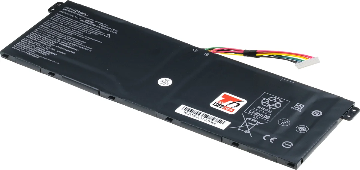 Baterie T6 Power pro Acer Aspire 3 A314-31, A315-31, Aspire 1 A114-31, 4810mAh, 37Wh, 2cell, Li-pol