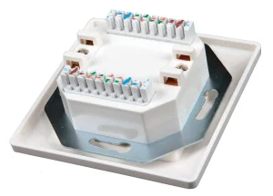 Zásuvka Solarix CAT5E UTP 2 x RJ45 pod omítku bílá - obrázek 2