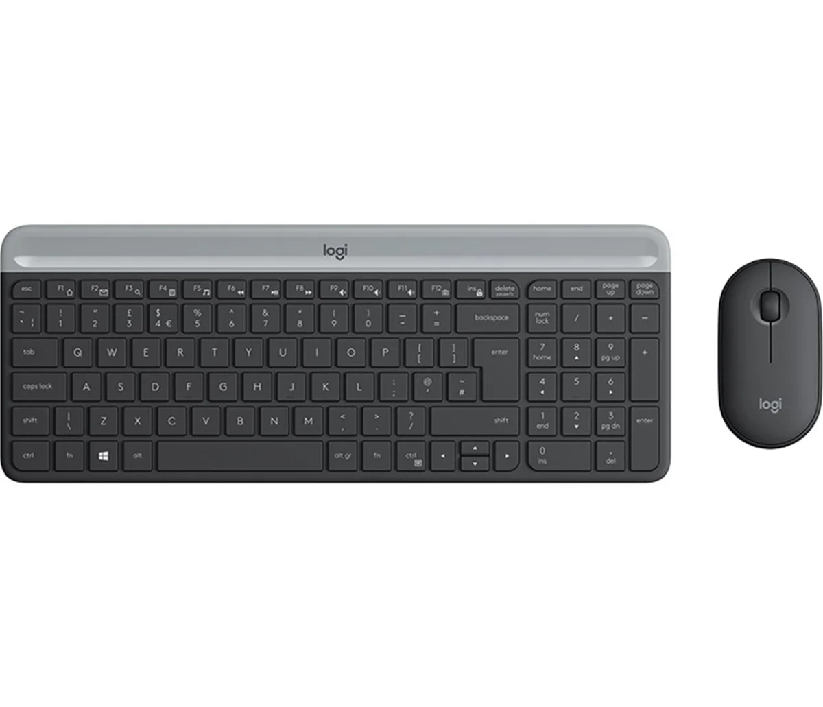 PROMO set Logitech slim Wireless MK470 graphite US