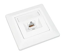 Zásuvka Solarix CAT6 STP 1 x RJ45 pod omítku bílá