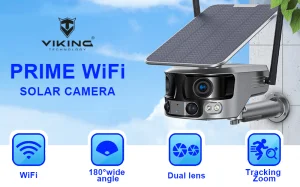 Solární kamera Viking PRIME WiFi barevné noční vidění IP66 - obrázek 2
