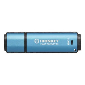 Kingston IronKey Vault Privacy 50/128GB/USB 3.2/USB-A/Modrá