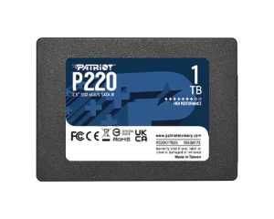 PATRIOT P220/1TB/SSD/2.5"/SATA/3R