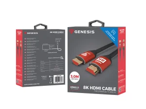 Genesis kabel HDMI M/M V2.1 3M 8K pro PS5/PS4 - obrázek 3