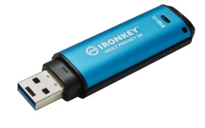 Kingston Ironkey Vault Privacy 50/512GB/USB 3.2/USB-A/Modrá - obrázek 2