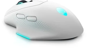 Dell Alienware 620M/Herní/Optická/Pro praváky/26 000 DPI/Drátová+bezdrátová/Bílá - obrázek 4