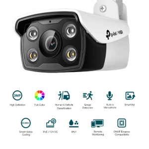 VIGI C330(6mm) 3MP Full-Color Bullet Network Cam - obrázek 2