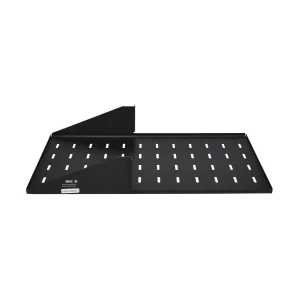 Police pevná SmartRack 2U, nosnost 45kg, hloubka 546mm, montáž na střed, odvětrávaná - obrázek 5