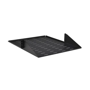 Police pevná SmartRack 2U, nosnost 45kg, hloubka 546mm, montáž na střed, odvětrávaná
