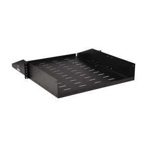 Police pevná SmartRack 2U, nosnost 45kg, hloubka 546mm, montáž univerzální, odvětrávaná - obrázek 2