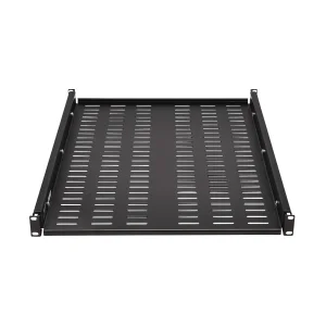Police pevná SmartRack, pro vysoké zatížení, nosnost 113.4kg, hloubka 660mm, odvětrávaná - obrázek 3