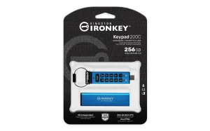 Kingston Ironkey Keypad 200C/256GB/USB 3.0/USB-C/Modrá - obrázek 2
