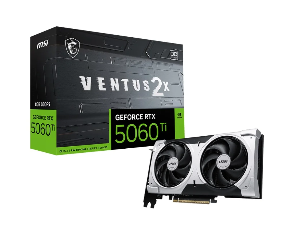 MSI GeForce RTX 5060 Ti VENTUS 2X PLUS/OC/8GB/GDDR7
