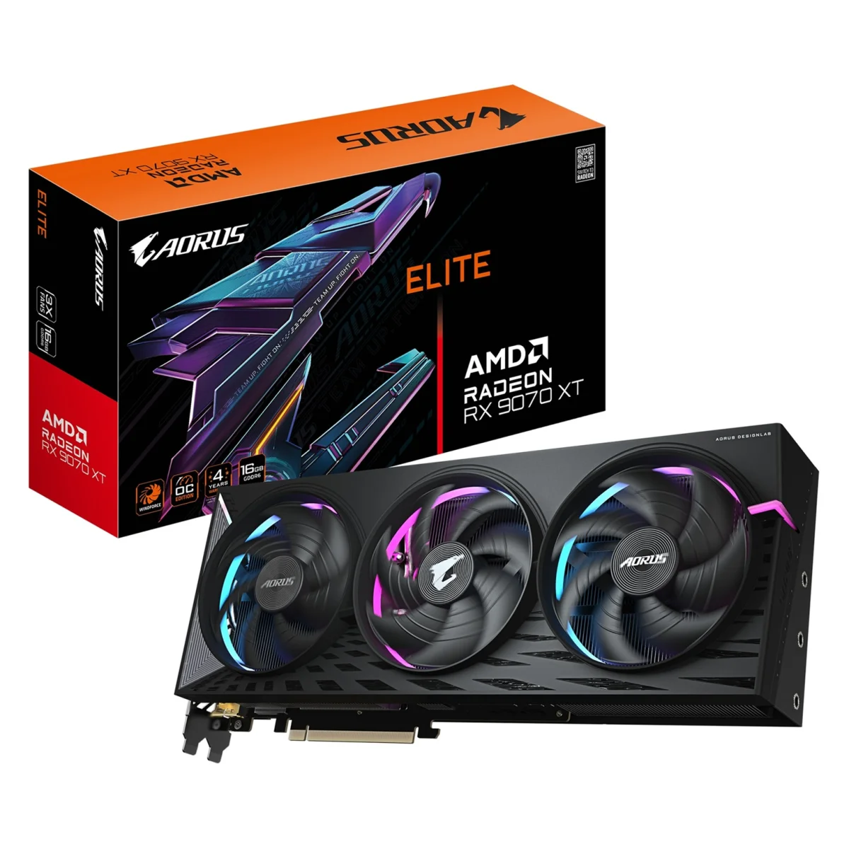 GIGABYTE AORUS Radeon RX 9070 XT ELITE 16GB GDDR6