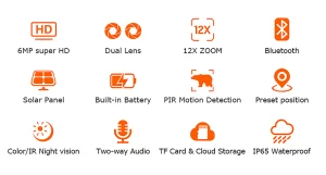 Solární kamera Viking HDs04 4G šedá/2304x1296/PIR detekce/pohybový senzor/7800mAh - obrázek 18