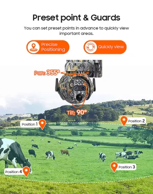 Solární kamera Viking HDs04 4G šedá/2304x1296/PIR detekce/pohybový senzor/7800mAh - obrázek 20