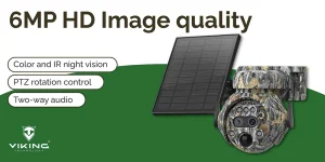 Solární kamera Viking HDs04 4G šedá/2304x1296/PIR detekce/pohybový senzor/7800mAh - obrázek 5