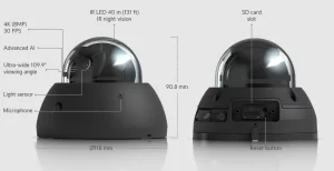 Ubiquiti UVC-AI-Dome-B - UniFi Protect AI Dome black - obrázek 4
