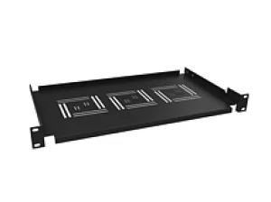 Police 19" 250mm ukládací plato BK úchyt vpředu