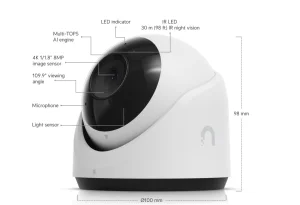 UniFi Protect G6 Turret venkovní bezpečnostní kamera, bílá - obrázek 14