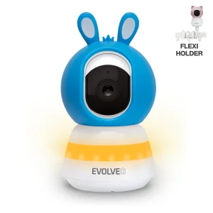 EVOLVEO Baby Monitor N5 - Set videochůvičky s 360° dohledem, obousměrnou komunikací a ukolébavkami, - obrázek 4
