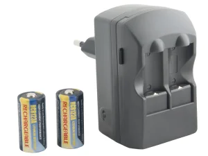 AVACOM nabíjecí dvoukanálová souprava ACFRB pro nabíjení baterií RCR2, RCR123 + 2 ks RCR123