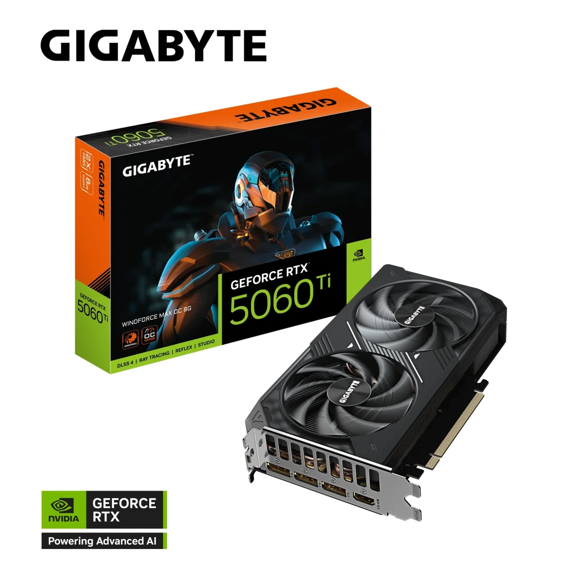 GIGABYTE GeForce RTX 5060 Ti WINDFORCE MAX/OC 8GB