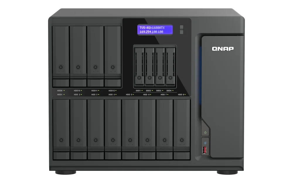 QNAP TVS-AIh1688ATX-U7 NAS 16 Bay 32GB DDR5