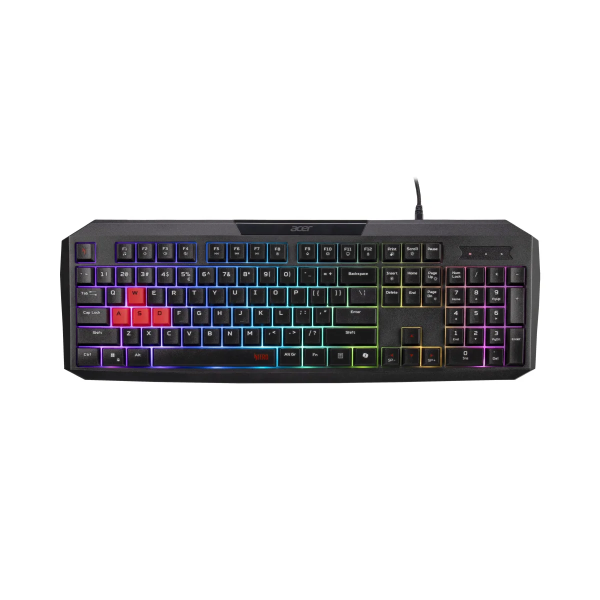 Acer Nitro NKW100/Drátové USB-A/CZ-SK layout/Černá