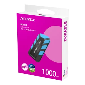 ADATA SD820/1TB/SSD/Externí/Modrá/5R - obrázek 2