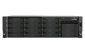 QNAP TS-h1655XeU-RP NAS 12x SATA 8GB RAM 10GbE