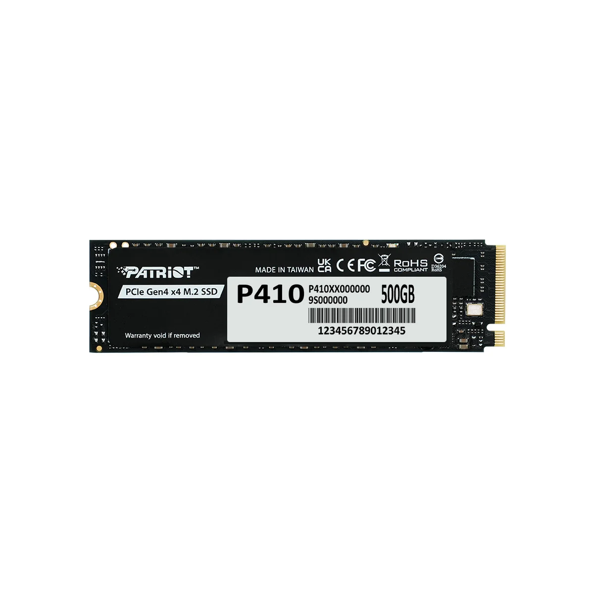 PATRIOT P410/500GB/SSD/M.2 NVMe/5R