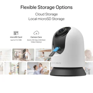 Mercusys MC230 domácí bezpečnostní kamera WiFi Pan/Tilt - obrázek 5
