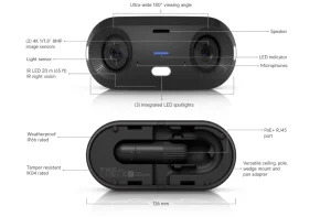 Ubiquiti UVC-G6-180-B, UniFi Protect G6 180, černá
