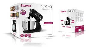 Salente DigiChef2, kuchyňský robot, mísa 6 litrů, celokovový, digitální displej, černý - obrázek 2