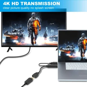 PremiumCord  adaptér HDMI to  DisplayPort  Male/Female s napájením z USB - obrázek 7