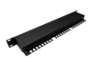 19" patch panel Solarix 24 x RJ45 CAT5E STP 1U SX24-5E-STP-BK-N - obrázek 3